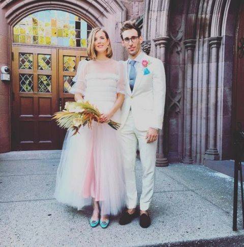 robe rose mariage